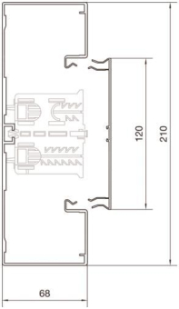 Hager Brüstungs.Unterteil BRA652101B9016 