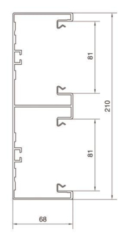 Hager Brüstungsk.Unterteil BRA652101DELN 