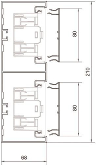 Hager Brüstungs.Unterteil BRA652101D9016 