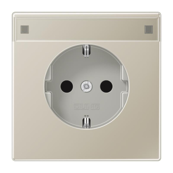 JG SCHUKO Steckd.m.Schriftf.  ES1520NA 