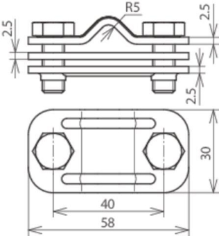 DEHN Trennklemme 8-10qmm          459139 