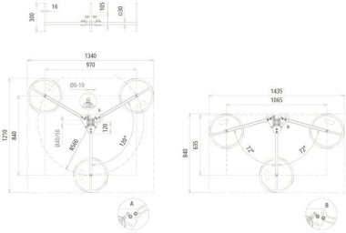 DEHN Dreibeinstativ für DEHNiso-C 105200 