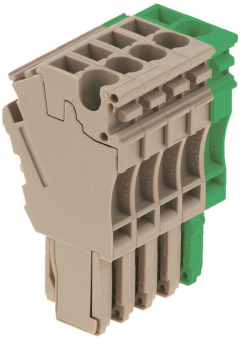 Weidmüller ZP 2.5/1AN/QV/5 GN/BE Klemme 