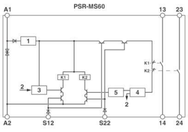 Phoenix 2904958     PSR-MS60-2NO-24DC-SC 