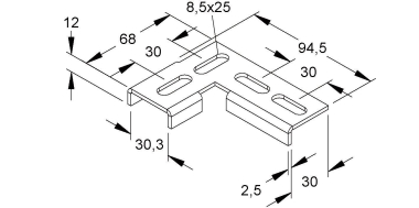 NIED Winkel-Verbindung             WVL30 