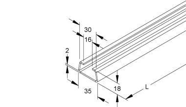 NIED Ankerschienen              2980/2SO 