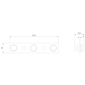 SIEM Montageset für 3 Stück    5SD7490-5 