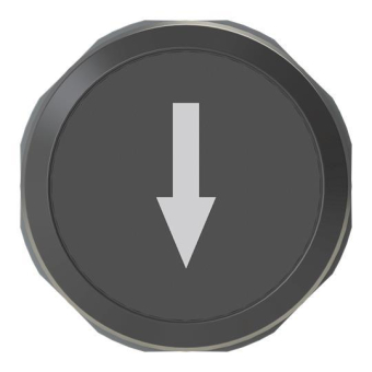 ABB Drucktaster schwarz "Pfeil" MP1-7009 