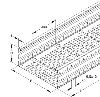 NIED Weitspannkabelrinnen    WRL 200.400 