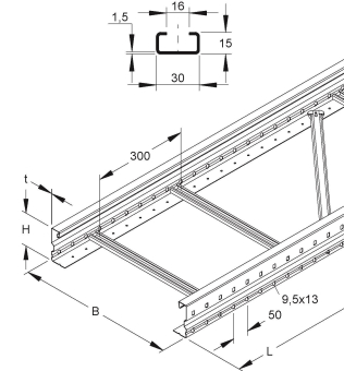 NIED Weitspannleitern         WSL105.200 