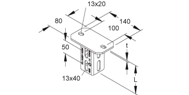 NIED Schraubkopfplatten           KU5050 