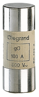 Legrand 015396 Zylindersicherung gG 100A 