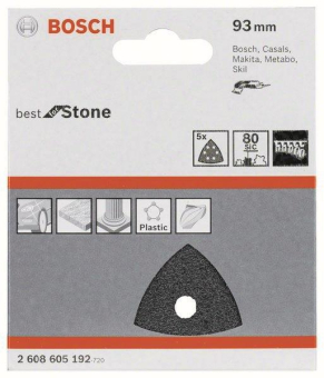 Bosch 5Schleifblatt F355 93mm 2608605192 