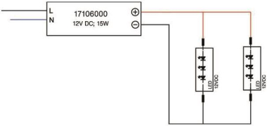BRUM LED Netzgerät 12V 1-15W    17106000 