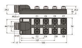 Turck Passiver         TB-8M12-4P2-CS12H 