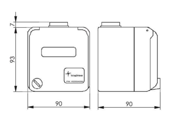 TG Gehäuse IP44 AP           H02000A0094 
