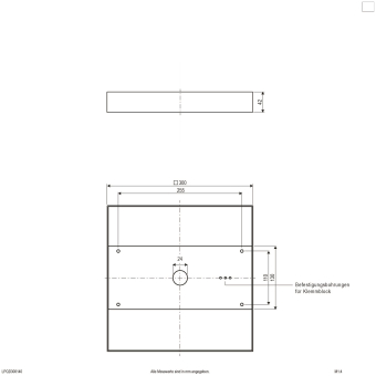 EVN LED Anbaupanel -eckig    LPQD300140 