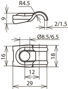 DEHN Leitungshalter               202001 