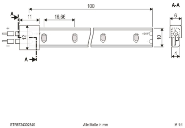 EVN LED-Strip IP67 4,8W/m  STR6724302840 