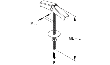 HKL Federklappdübel M4             762/4 