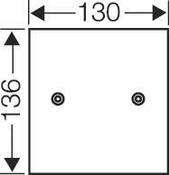 HENS Montageplatte                KGMP02 