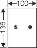 HENS Montageplatte                KGMP01 