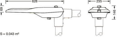 Siteco Streetlight SL 21    5XE2P43T08GB 