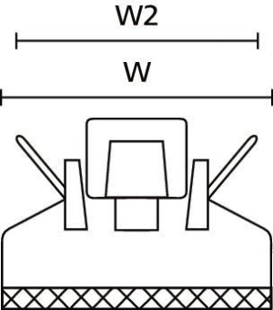 Hellermann FKH25A-PA66HIR-BK(100) 