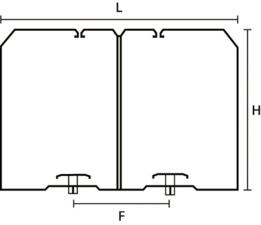 Hellermann HTWD-BWR-100X80-PC/ABS-BK(10) 