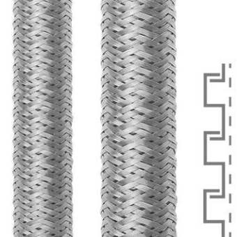 FLEXA Metallschlauch AD17mm  SPR-CU-AS13 