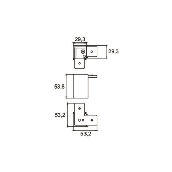 Brumberg Eckverbinder 90°, sw   88489180 