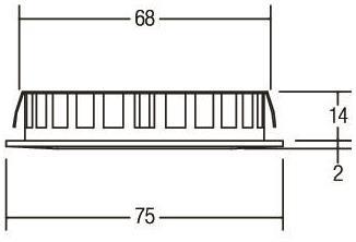 BRUM LED-Einbauleuchte          12127023 