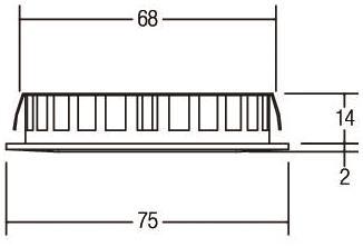 BRUM LED-Möbeleinbaustrahler    12127153 