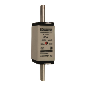 Mersen 1F055.000000 NH0 63A gG 500V 