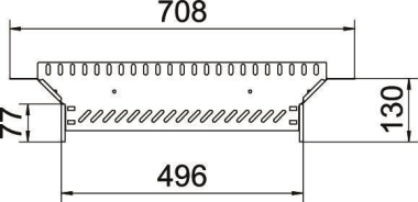 OBO RAA 650 FS Anbau-Abzweigstück 