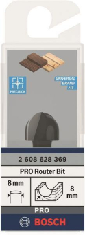 Bosch Hohlkehlfräser 8mm R1   2608628369 