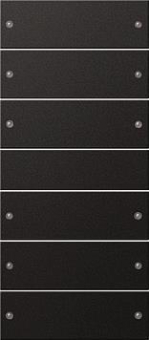 GIRA 2186005 Wippenset 6fach (3+3) 