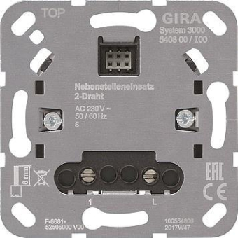 GIRA 540800 S3000 Nebenstelleneinsatz 
