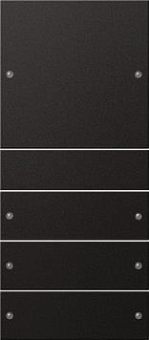 GIRA 2184005 Wippenset 4fach (1+3) 