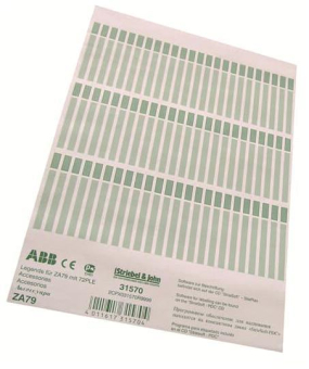 STRIE ZA79 Legende für ZA78 mit     ZA79 