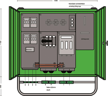 ET ANSCHLUSS-SCHRANK       A 250-1Z-4 AB 