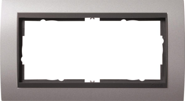 GIRA 100206 Abdeckrahmen 2f o.Mittelsteg 