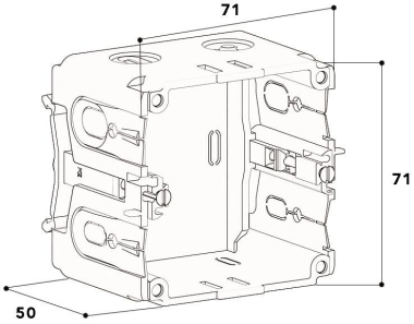 GGK Gerätedose GED 50 1fach         1261 