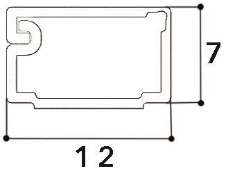 GGK Kanal Mini 7x12 clip            4170 