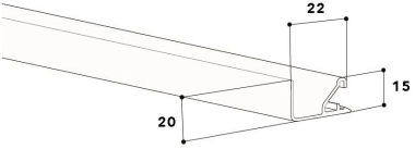 GGK Trennsteg 40mm                  1360 