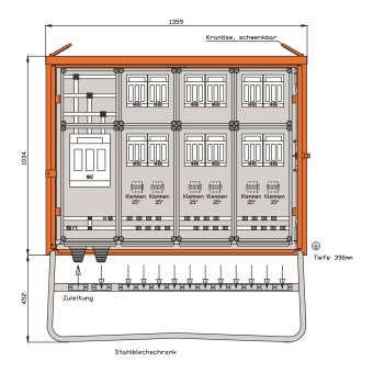 Walther Gruppenverteiler 277kVA  WGV0085 