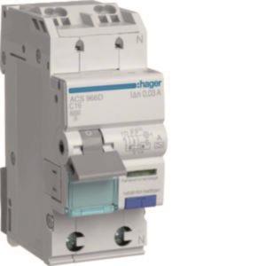 Hager Fi-LS 1P+N 6kA C-16A 10mA  ACS966D 