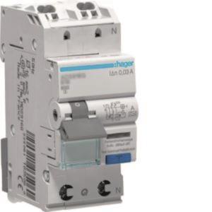 Hager Fi-LS 1P+N 6kA B-10A 30mA  ADS910D 