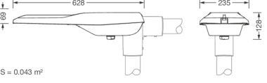 Siteco Streetlight SL 21    5XE2M33R08GB 