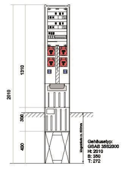GSAB Festplatzverteiler     35S20FP4162S 
